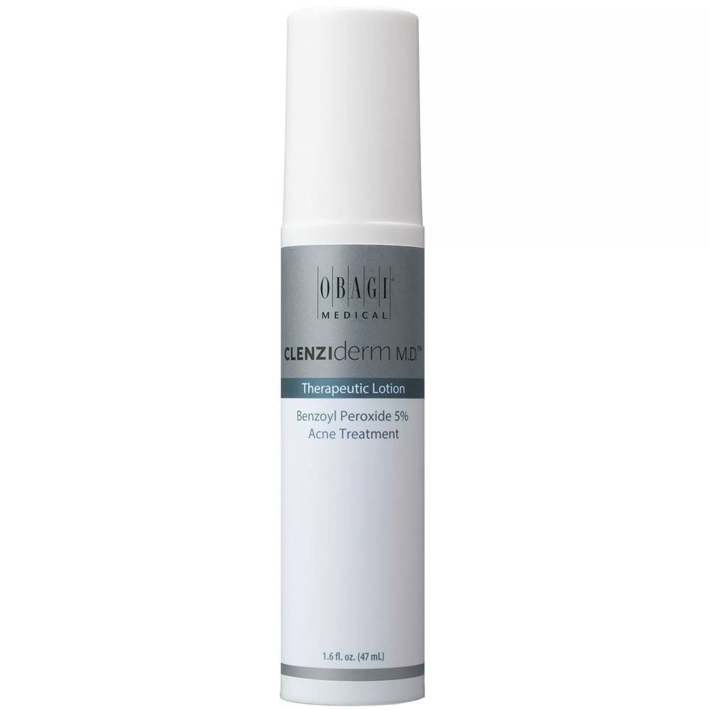 Obagi CLENZIderm MD Therapeutic Lotion 5% BPO Легка емульсія з бензоїлом пероксидом 5% 47 мл  2211 фото