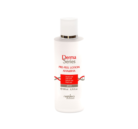 Передпілінговий знежирюючий лосьйон Pre-peel lotion AHA & BHA Derma Series, 200 мл 4688 фото