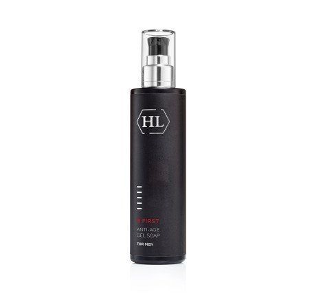 Чоловіче очищуюче крем-мило для обличчя Be First Anti-Age Gel Soap Holy Land, 250 мл 3565 фото