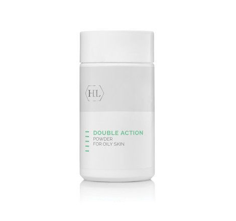 Захисна пудра для жирної шкіри обличчя Double Action Treatment Powder Holy Land, 45 мл 388 фото