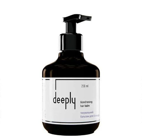 Тонувальний бальзам для блонду deeply blond toning hair balm 250мл DP0021 фото