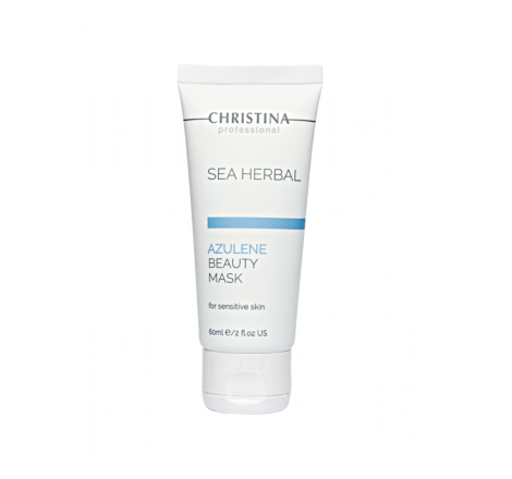 Азуленова маска краси для чутливої шкіри обличчя Sea Herbal Beauty Mask Azulene Christina, 60 мл 525 фото