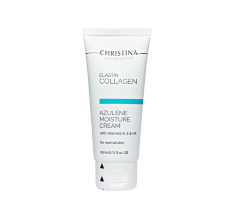 Поживний азуленовий крем з колагеном і еластином для обличчя Elastin Collagen Azulene Moisture Cream HA Christina, 60 мл 775 фото