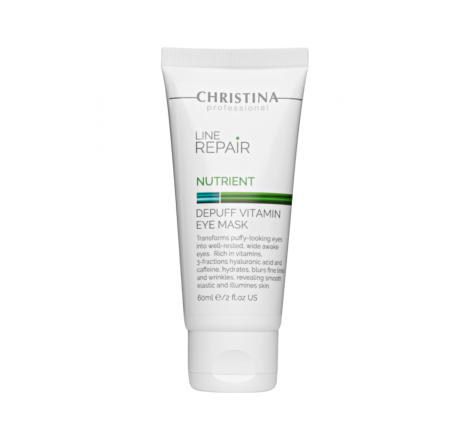 Вітамінна омолоджуюча маска для шкіри навколо очей Line Repair Nutrient Depuff Vitamin Eye Mask Christina, 60 мл 4005 фото