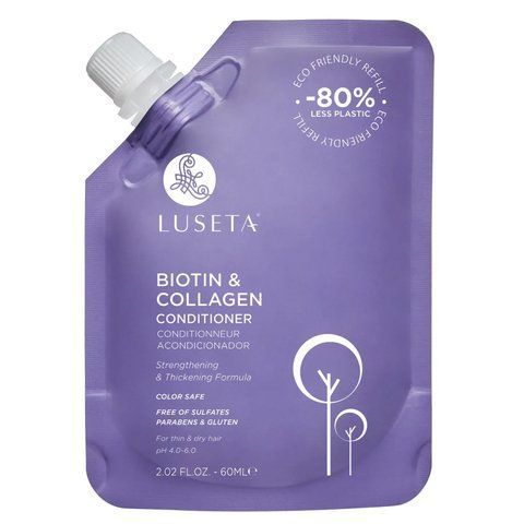 Кондиціонер для тонкого та ламкого волосся Luseta Beauty Biotin & Collagen 60 мл LA7004CO фото