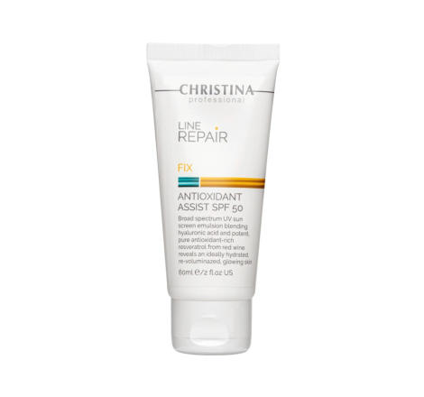 Антиоксидантний лосьйон для обличчя з SPF 50 Line Repair Fix Antioxidant Assist SPF 50 Christina, 60 мл 4019 фото