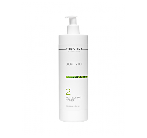 Освіжуючий тонік для обличчя (крок 2) Bio Phyto Refreshing Toner Christina, 500 мл 563 фото