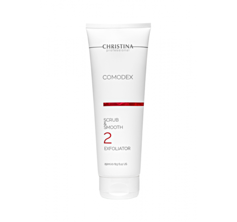 Вирівнюючий скраб-ексфоліатор для обличчя (крок 2) Comodex Scrub & Smooth Exfoliator Christina, 250 мл 605 фото