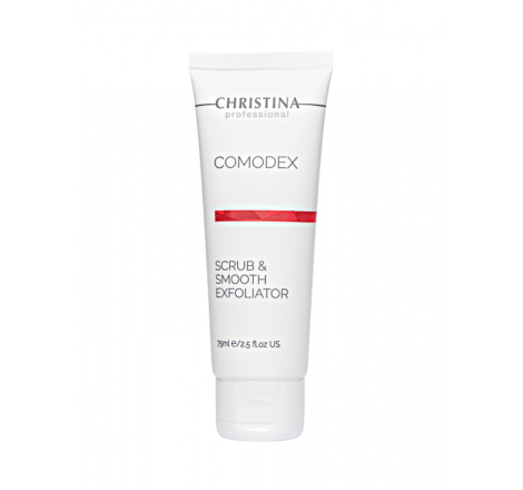 Вирівнюючий скраб-ексфоліатор для обличчя Comodex Scrub & Smooth Exfoliator Christina, 75 мл 602 фото