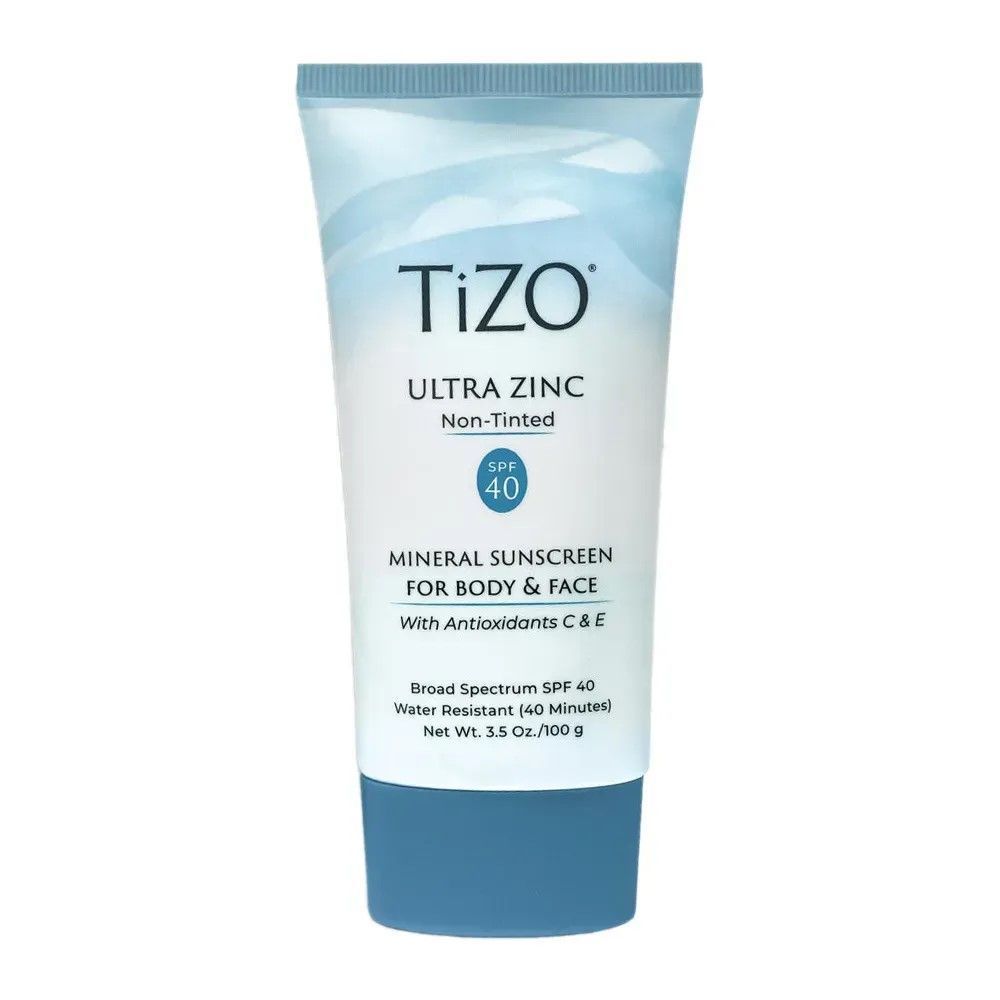 Мінеральний сонцезахисний крем TIZO Ultra Zinc Mineral Sunscreen For Body & Face Non-Tinted SPF 40 100 г 105 фото