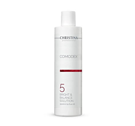 Освітлюючий балансуючий лосьйон для обличчя (крок 5) Comodex Bright & Balance Solution Christina, 300 мл 610 фото