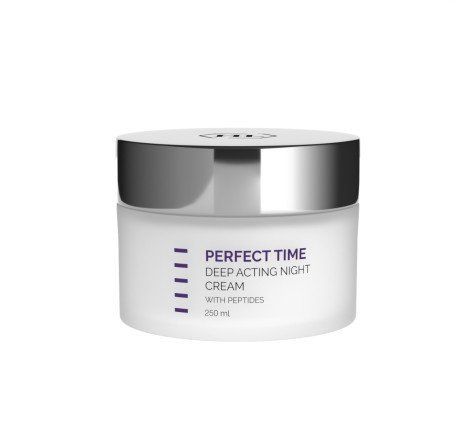 Нічний крем для обличчя з ліпопептидами Perfect Time Deep Acting Night Cream Holy Land, 250 мл 453 фото