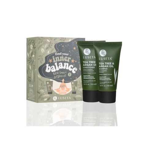Набір шампуню та кондиціонеру Luseta Beauty Tea Tree & Argan Oil 2*30 мл  L6015T-16T фото